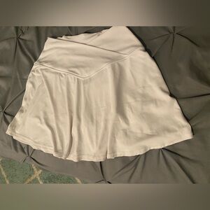 Aerie White Asymmetrical‎ Wrap Skort